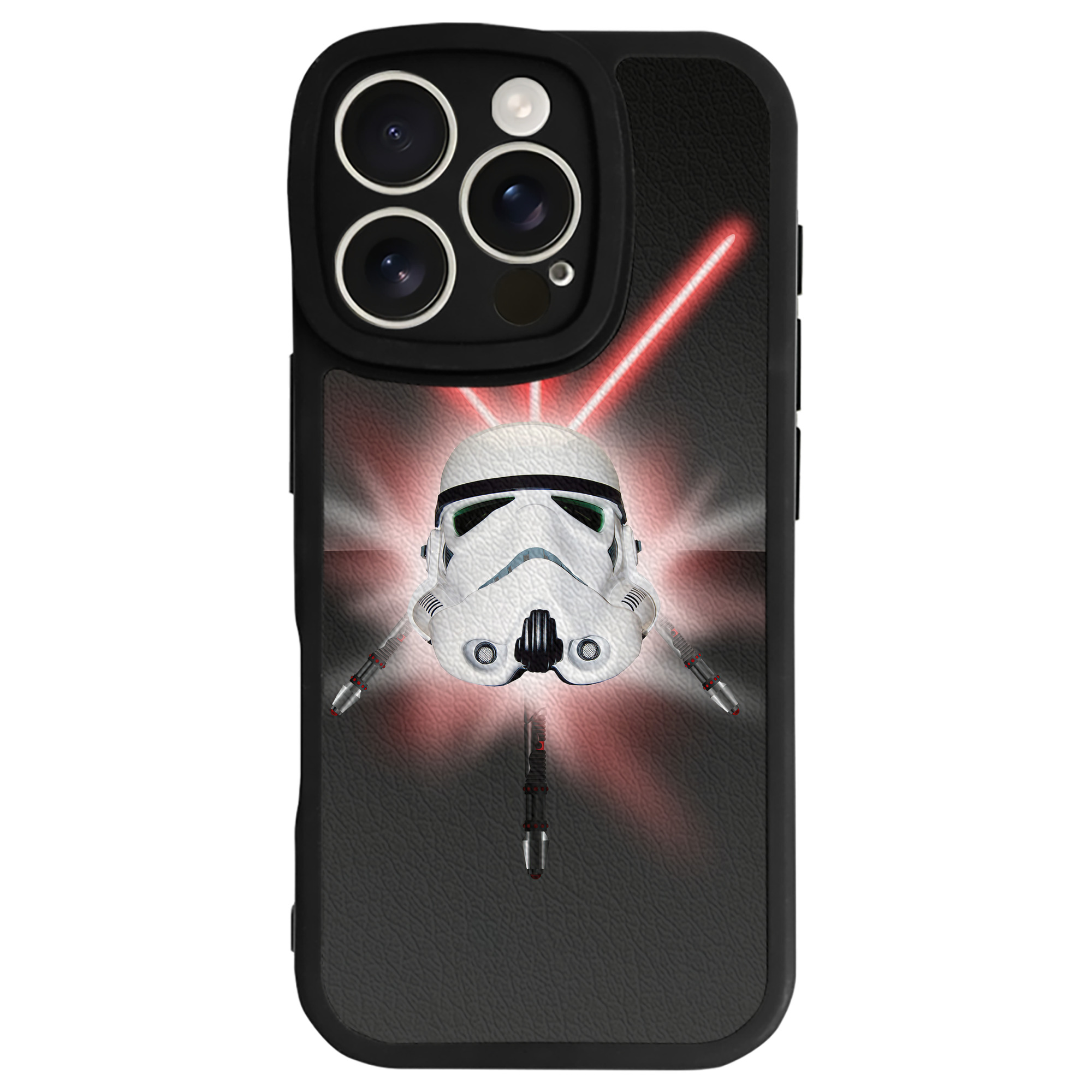 （画像用） スター・ウォーズ Star Wars 【iPhone 16シリーズ対応】シリコンスマホケース（レザー調） 材質：シリコン